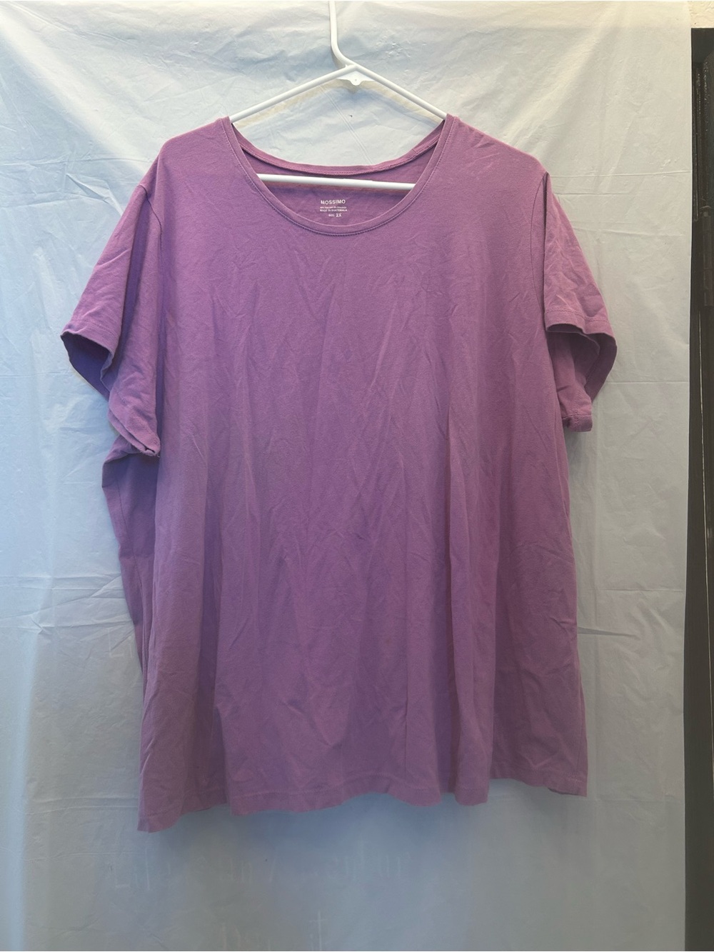 Mossimo Supply Co. Women’s Lavender Crew Neck Short Sleeve Tee Sz 2X Pre-Owned